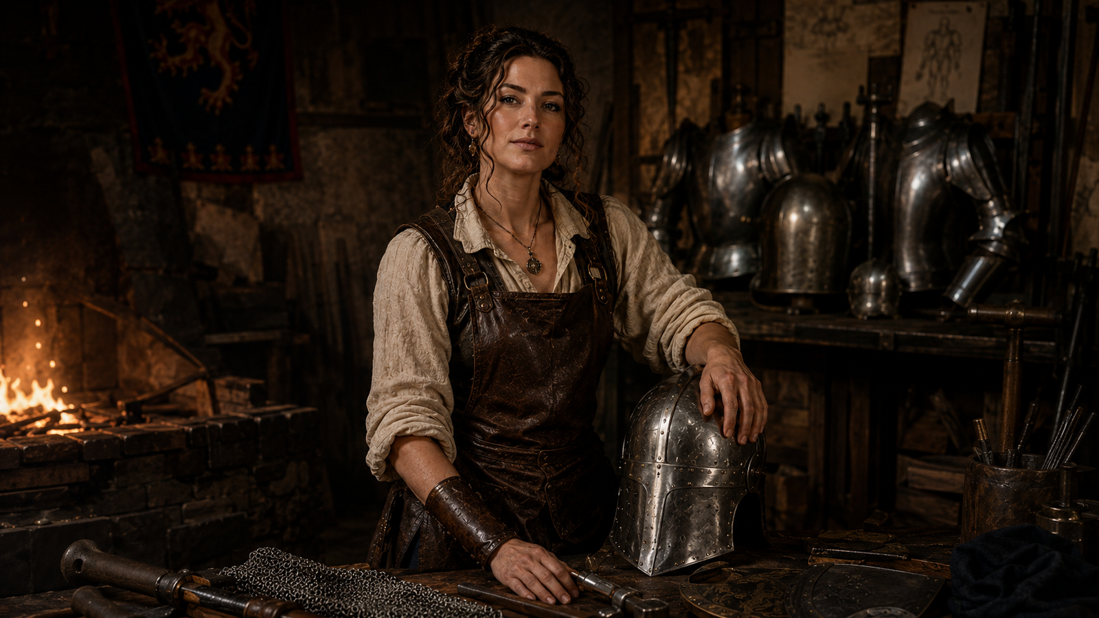 Margaret Blackwood's forge in East Sussex
